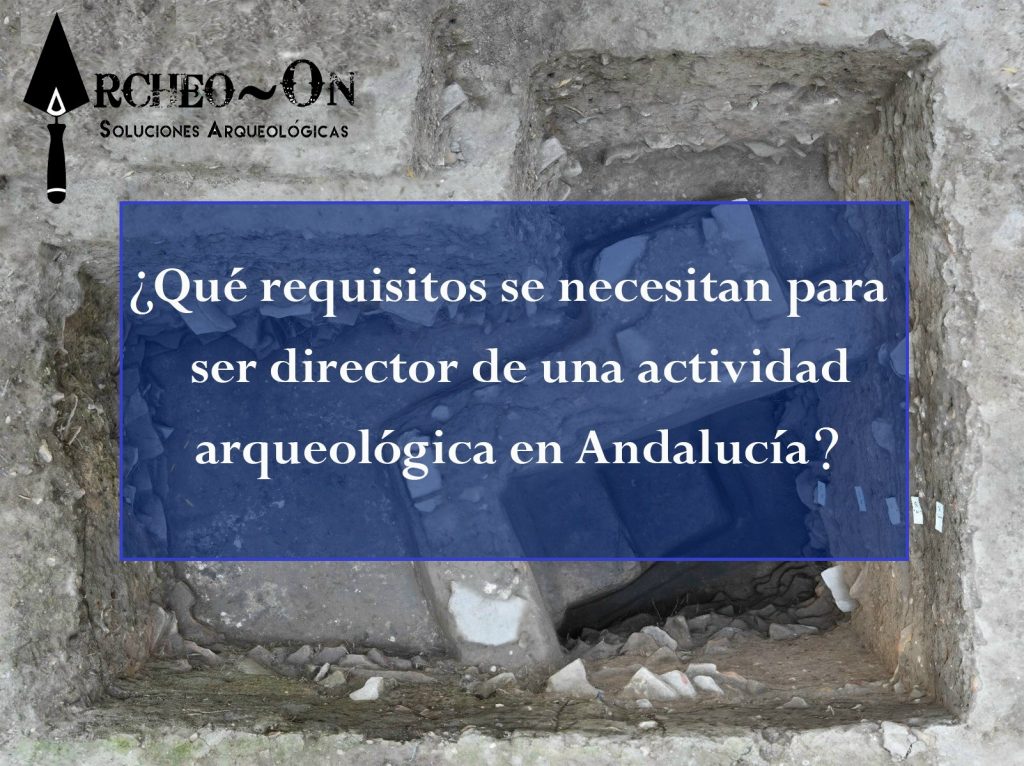 ¿Qué requisitos se necesitan para ser director de una actividad arqueológica en Andalucía?